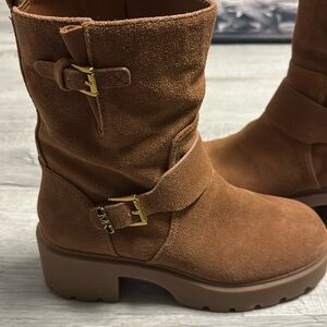 Michael Kors Perry Bootie | 8.5 | Tan Leather